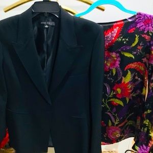 Anne Klein suit bundle, with Ralph Lauren silky blouse